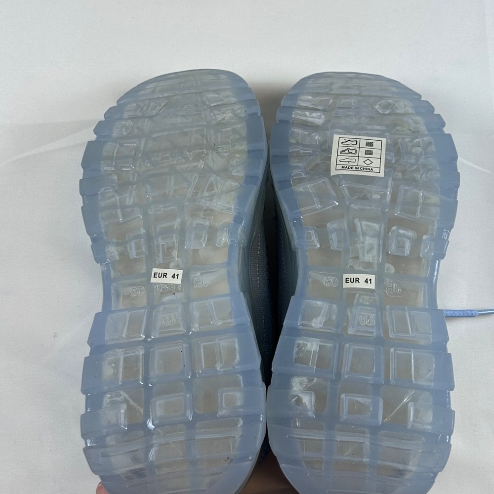 Cuccoo Women's Running‎ Slip In NEW Sz. 10 Light Blue Rhinestone - Picture 3 of 12